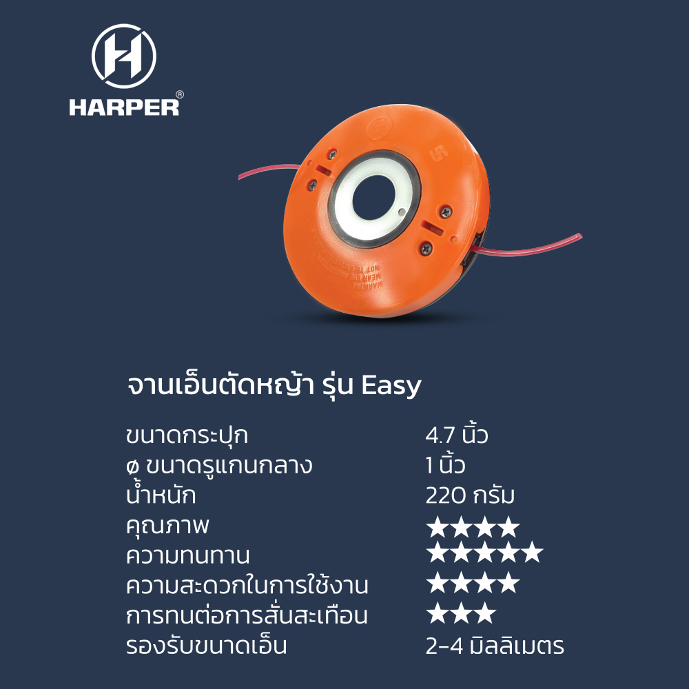 จานเอ็นตัดหญ้า Harper G310X